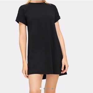 Rolid Rolled Up Cuff Tee Dress - USED